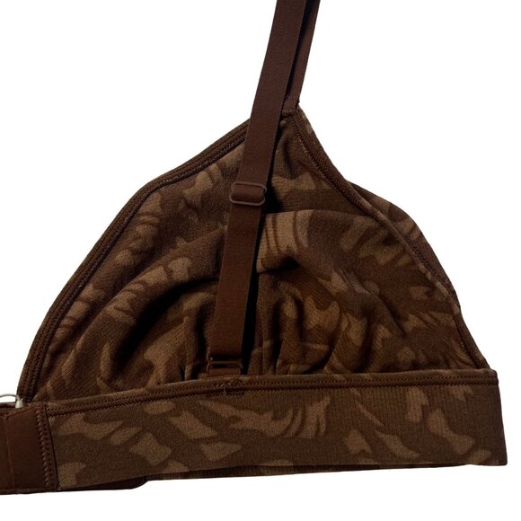 SKIMS Summer Mesh Triangle Bralette Latte Swirl Womens 2X - Picture 6 of 11